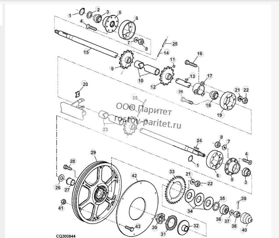 UPPER SHAFT AND TRANSMISSION 